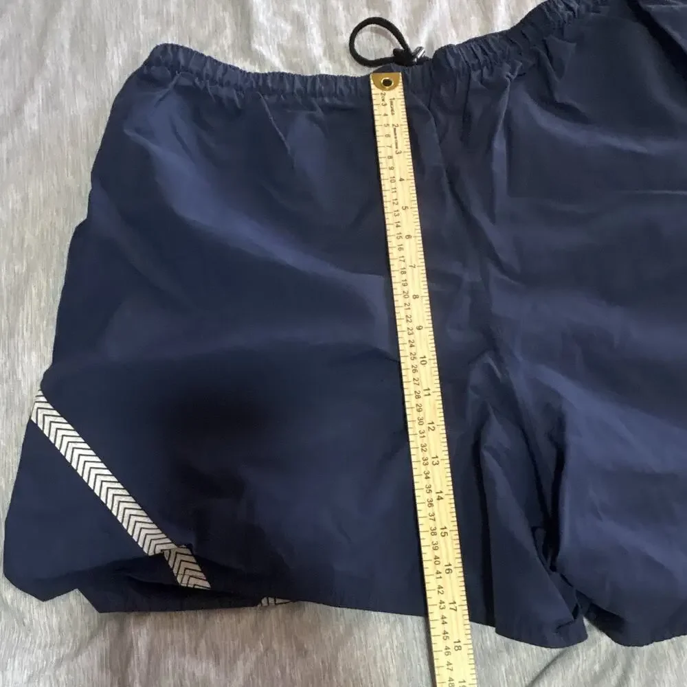 U.S. Air Force PT Running Shorts Navy Blue Reflective Trim Lined